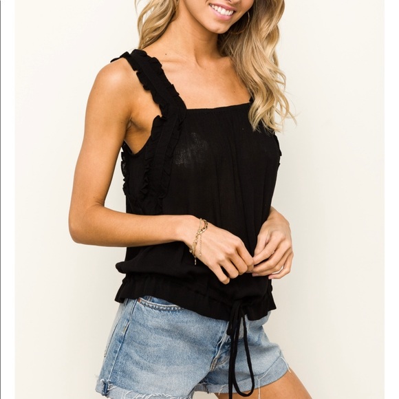 Black Sleeveless Top - Picture 8 of 8